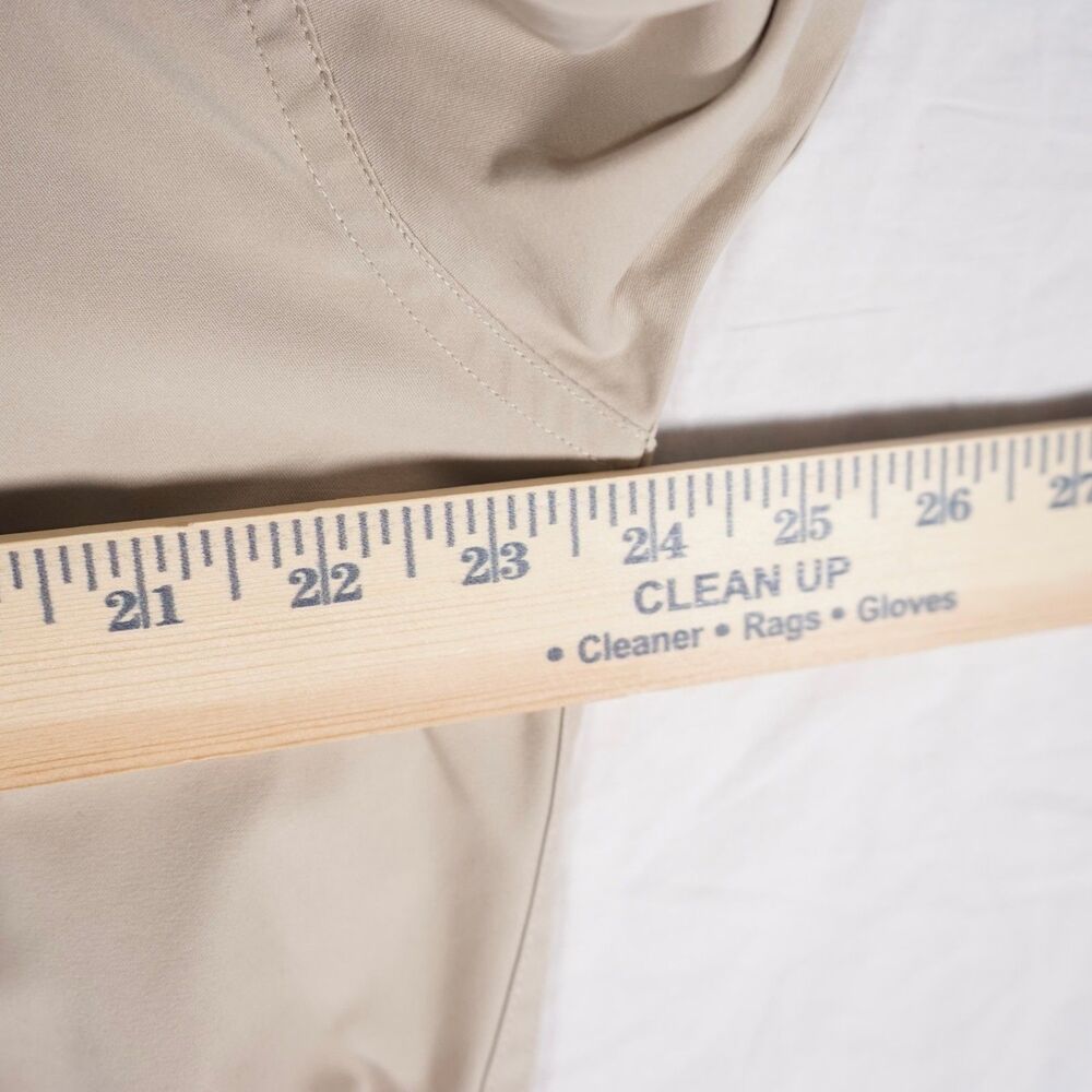 Vintage 80s 90s Chaps Ralph Lauren Button Up Shirt Tan Beige Large See Photos - Picture 6 of 9